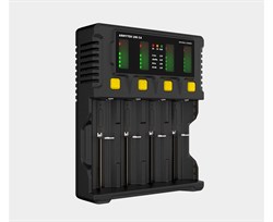 Зарядное устройство Armytek Uni C4 Plug Type-C Универсальное 4 канальное ЗУ / до 2A на канал / LED индикация + автоадаптер - фото 14332