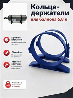 Кольца/крепление/держатели для баллона со сжатым воздухом кольца_синий