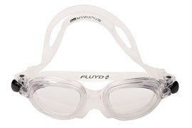 Очки для плавания FLUYD LINEA Прозрачный силикон, прозрачные линзы