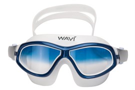 Очки для плавания FLUYD SPYDER Белый силикон/голубые линзы