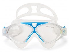 Очки для плавания детские FLUYD FREEDOM JR прозрачный силикон/синяя рамка