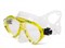 Маска Salvimar FRANCY PRO, прозрачный силикон/желтая рамка SN030
