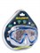 Маска Salvimar FULL VISION голубая рамка WB0288BL