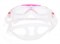 Очки для плавания детские FLUYD FREEDOM JR прозрачный силикон/розовая рамка OCC121