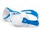 Очки для плавания подростковые FRIPP белый силикон/синяя рамка OCC131